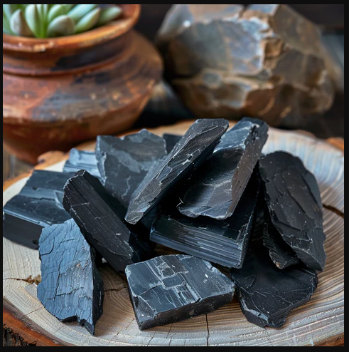 pierre shungite, shungite protection, pierre noire naturelle